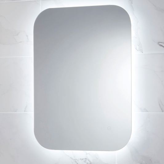 Vares-A 50cm Curve LED Bathroom Mirror 500 x 700mm