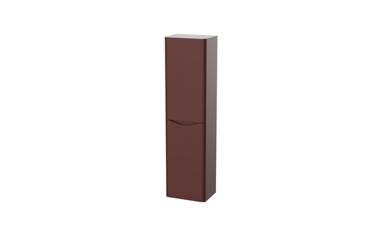 Aragon 400mm Handless Wall Hung Bathroom Tallboy. - Rustic Earth