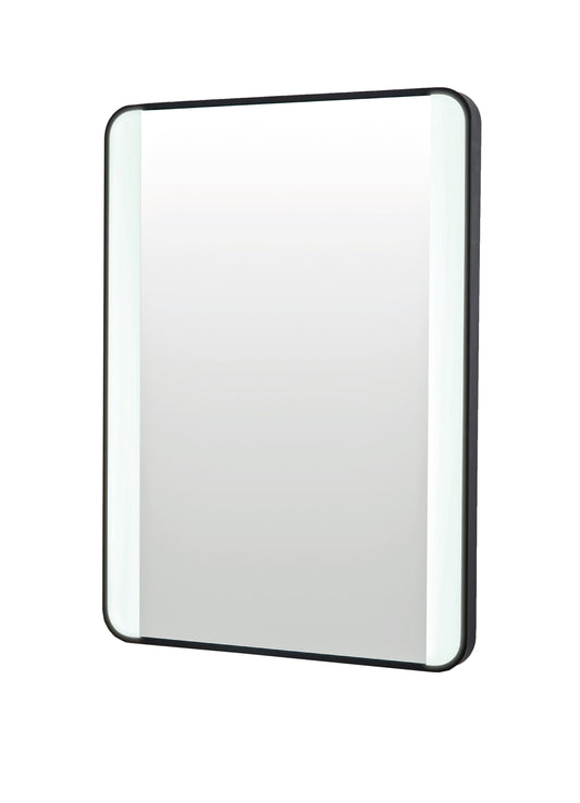 Vares-A Mono Mirror W/Demister and Colour Change 500 X 700mm - Black