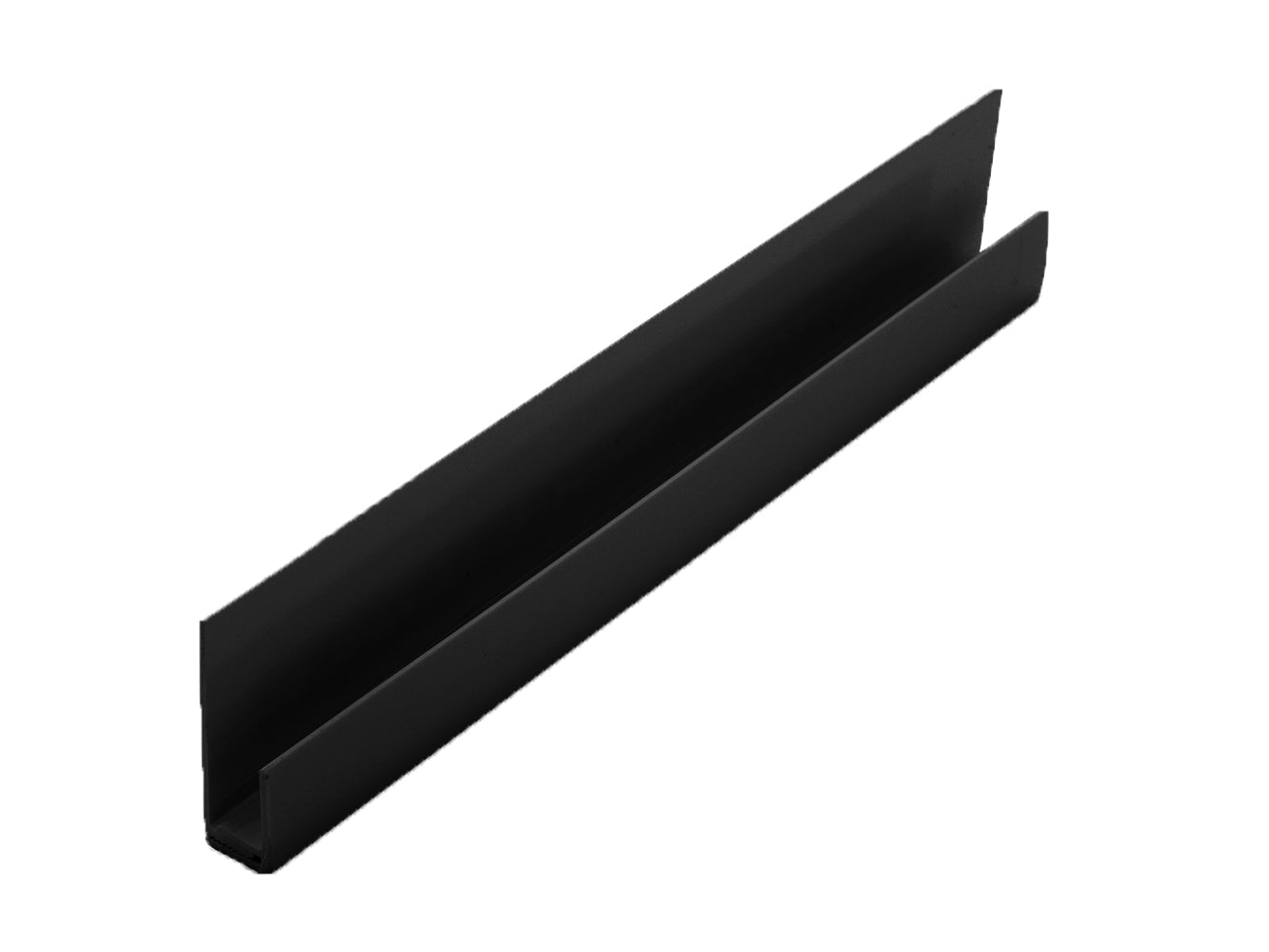 Black Starter Edging Trim for 10mm PVC Shower Wall Panels 2.7m PK4