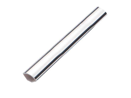 15mm Chrome Quadrant Trim PVC Shower Wall Panels 2.7m PK4