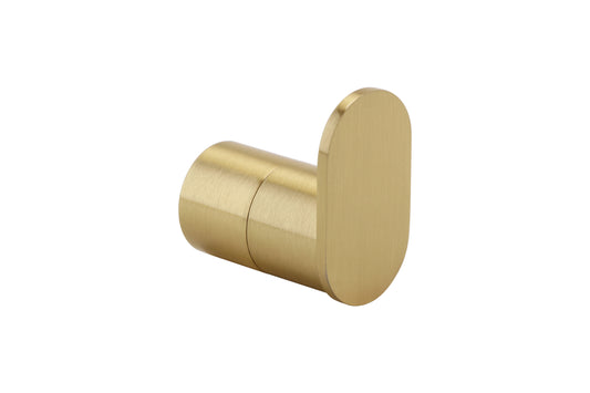 Vares-A Bathrooms Robe Hook - Brass Brushed