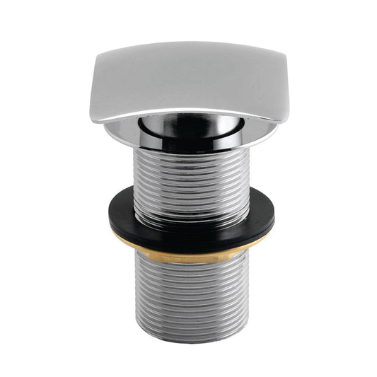 Vares-A Square UNSLOTTED Basin Click Clac Waste - Chrome