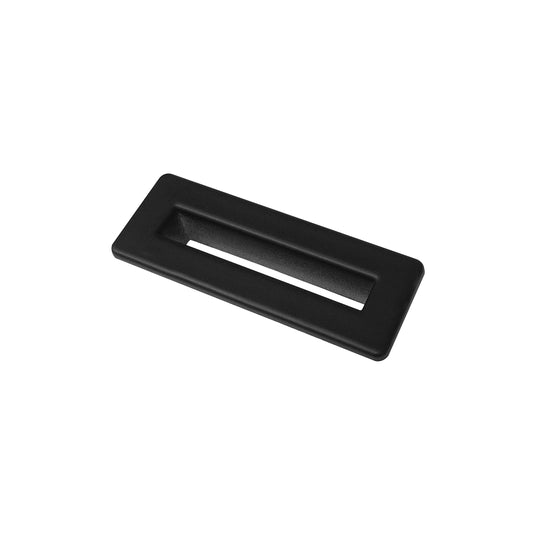 Vares-A Rectangular Basin Overflow Cover - Black