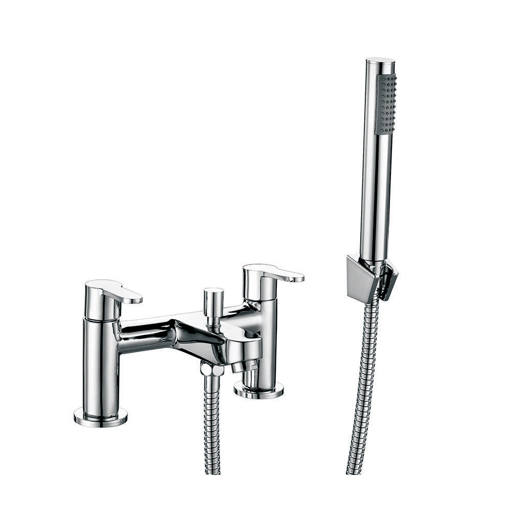 Vares-A Endo Bathroom & Basin Lever Mono Mixer Taps - Chrome
