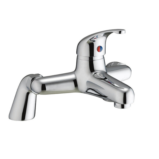 Vares-A Entry Bathroom Lever Bath Filler Mixer Taps - Chrome