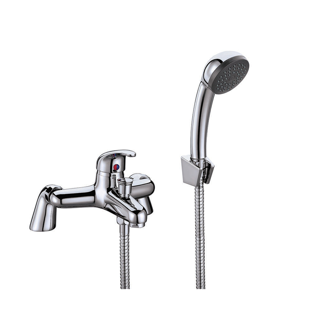 Vares-A Entry Bathroom Lever Bath Shower Mixer Taps - Chrome