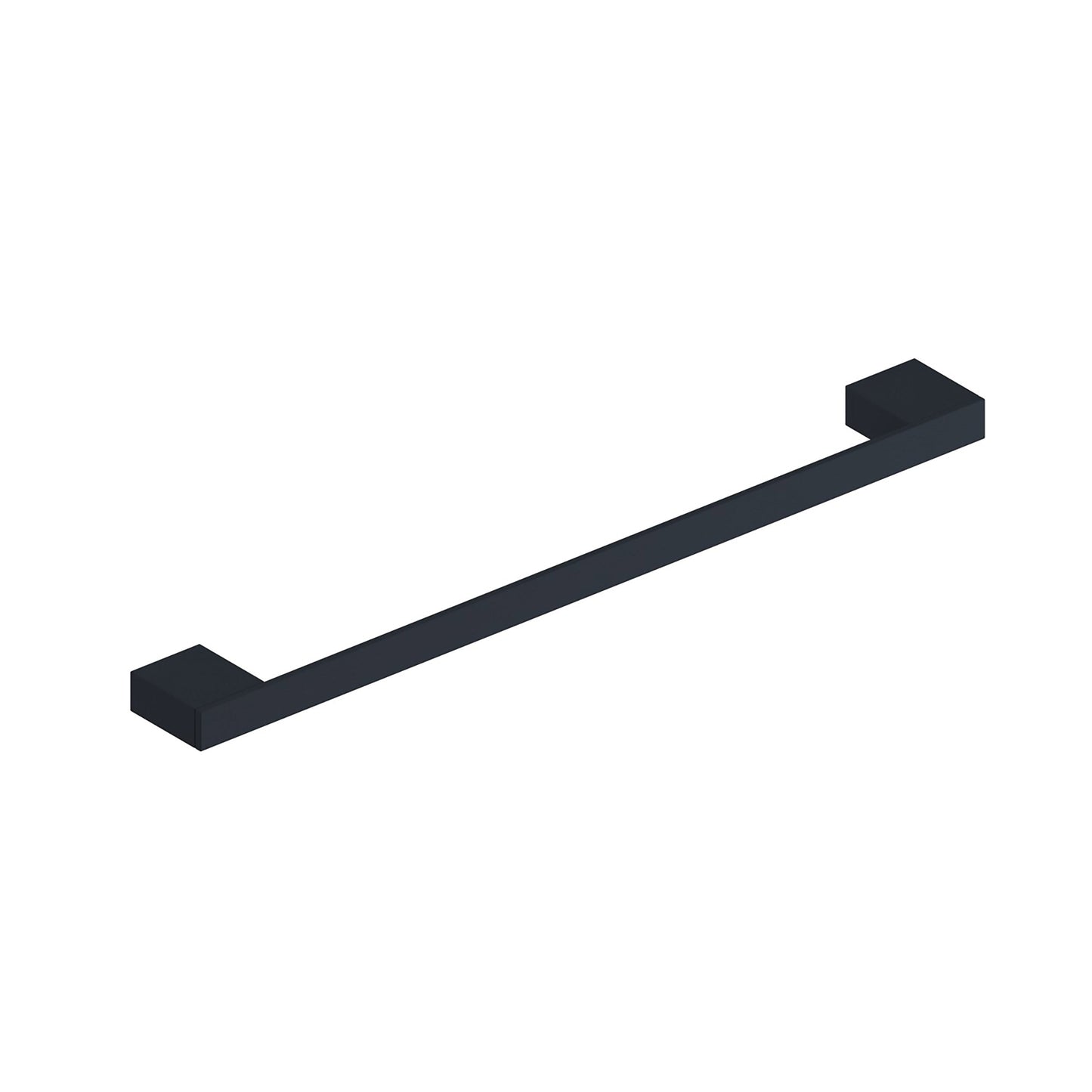 Vares-A Bathrooms 60cm Mono Towel Bar - Matt Black