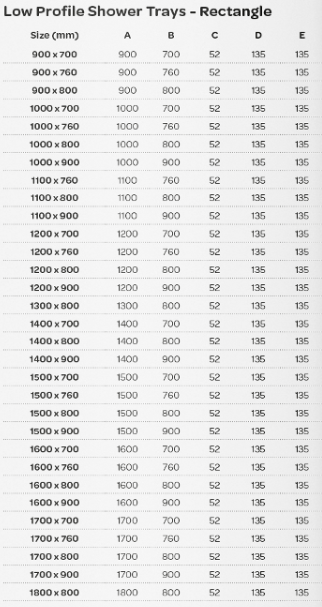 K-Vit Rectangular Stone Resin Shower Tray 1400mm x 800mm - 90mm Waste