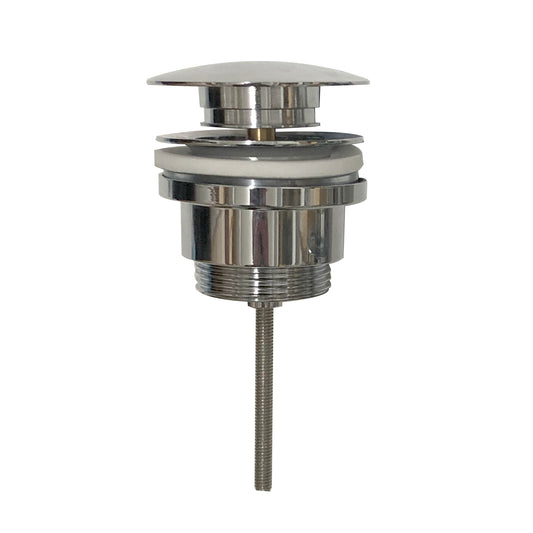 Vares-A Universal Basin Waste - Slotted or Unslotted - Chrome