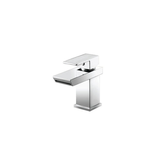 Vares-A Vito Square Single Lever Mono Bathroom & Basin Taps - Chrome
