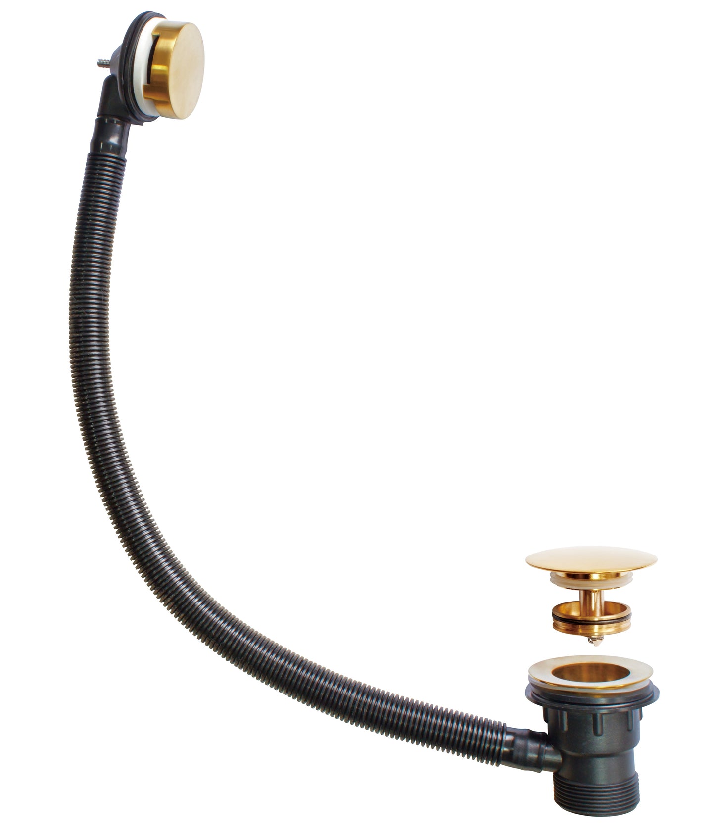 Vares-A Bath Waste Click Clac - Brushed Brass