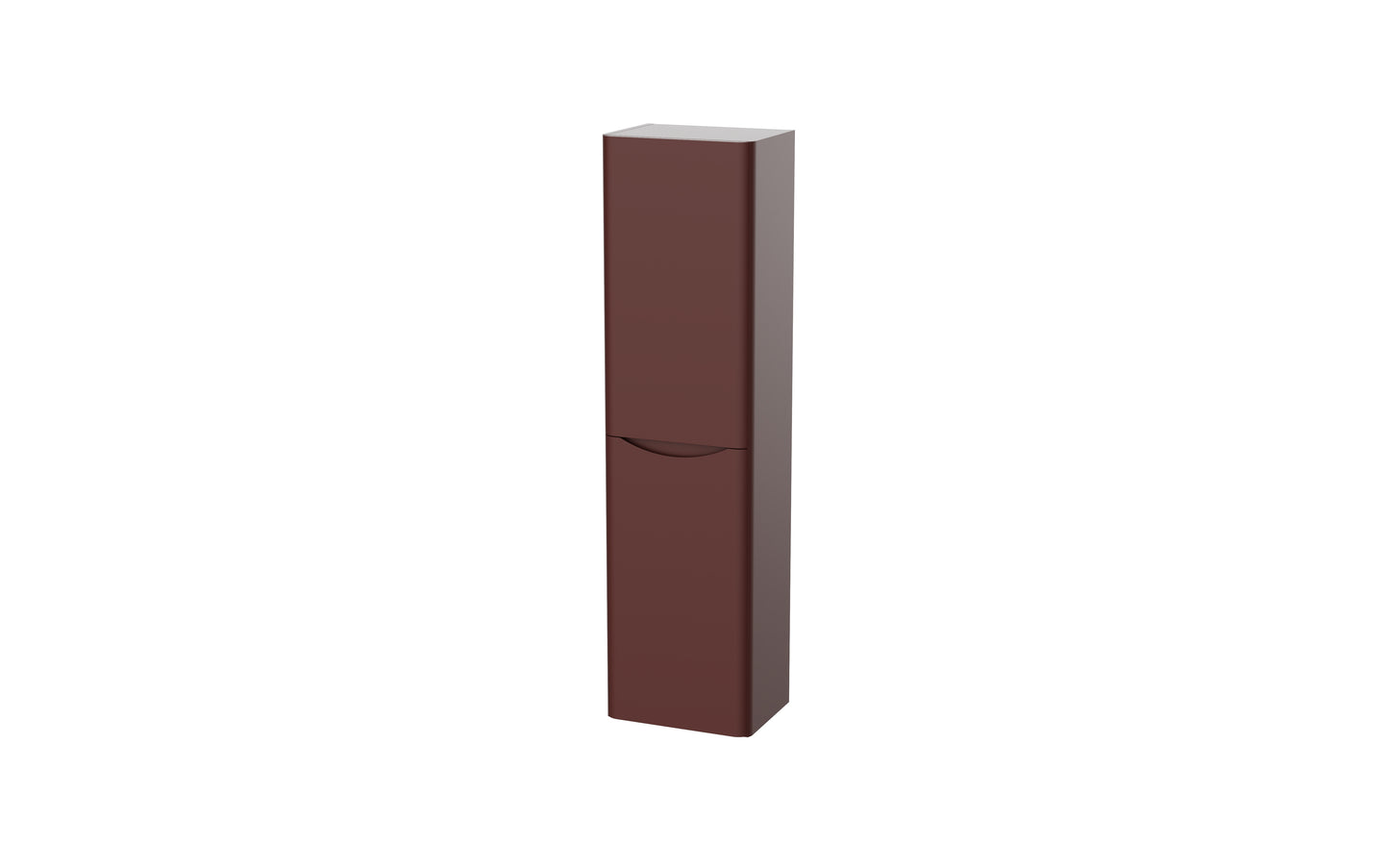 Aragon 400mm Handless Wall Hung Bathroom Tallboy. - Rustic Earth