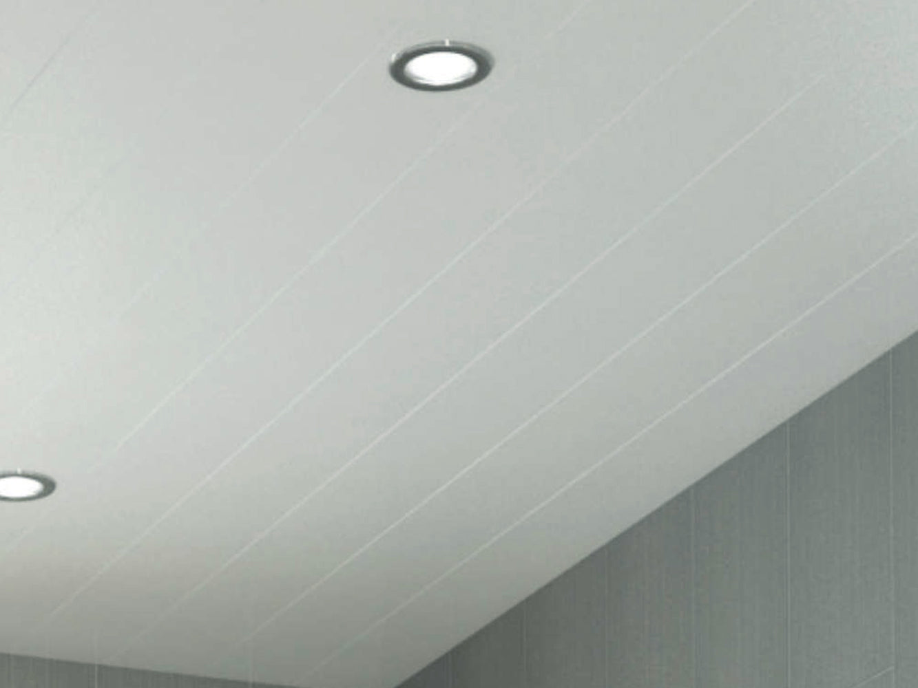 8 - 7.5mm 2600mm x 250 White Gloss PVC Kitchen Bathroom Ceiling Claddi ...