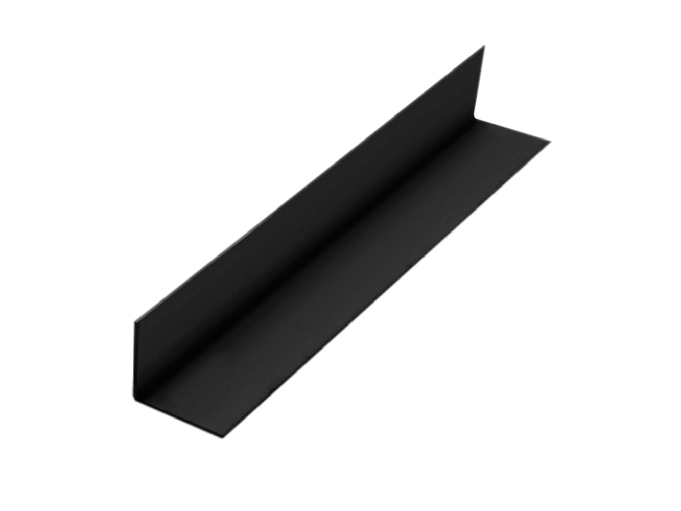 25mm Black Angle Trim for PVC Shower Wall Panels 2.7m PK4