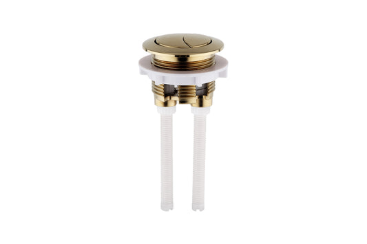 Vares-A Dual Flush Cistern Button - Brushed Brass