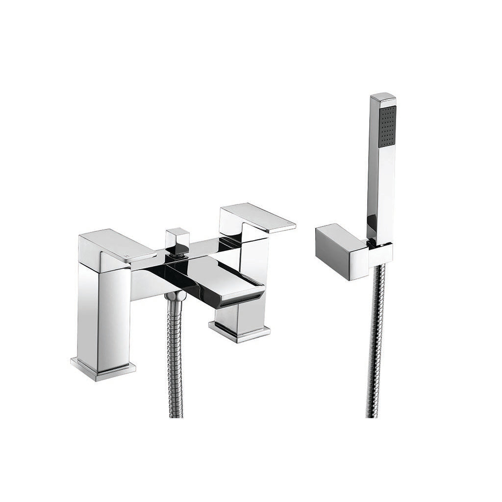 Vares-A Vito Square Single Lever Mono Bathroom & Basin Taps - Chrome
